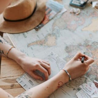 planejar viagem pela Europa - Mapa ilustrativo