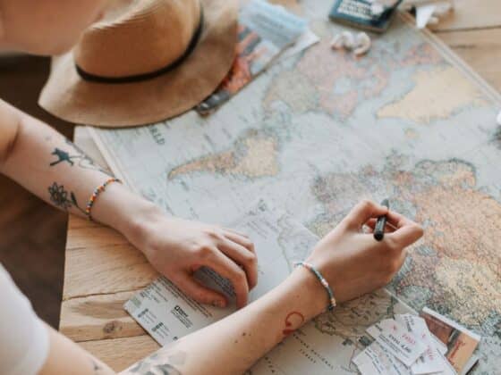 planejar viagem pela Europa - Mapa ilustrativo