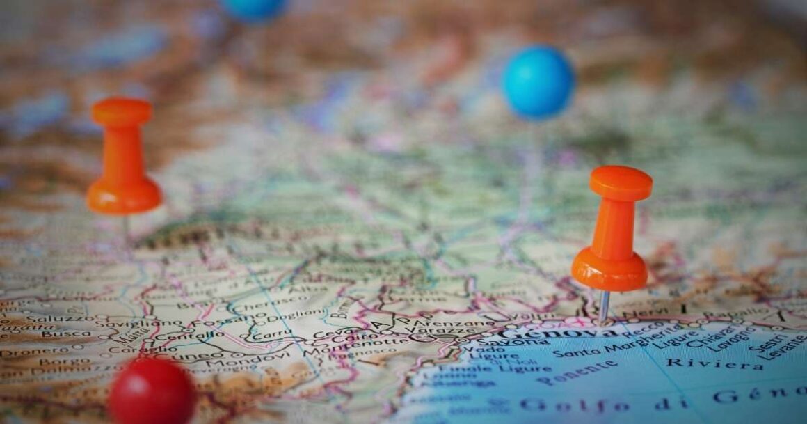 Como planejar viagem pela Europa - Mapa ilustrativo